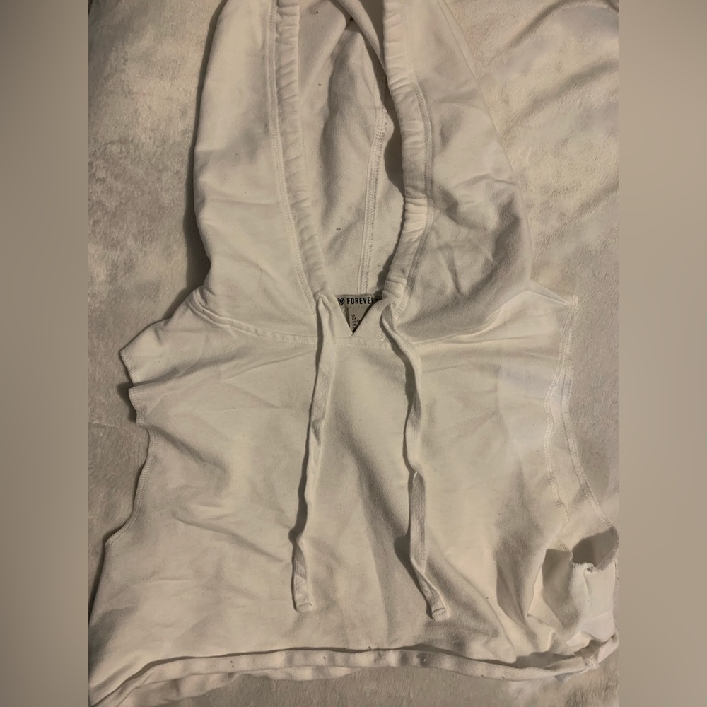 Forever 21 hoodie short sleeve